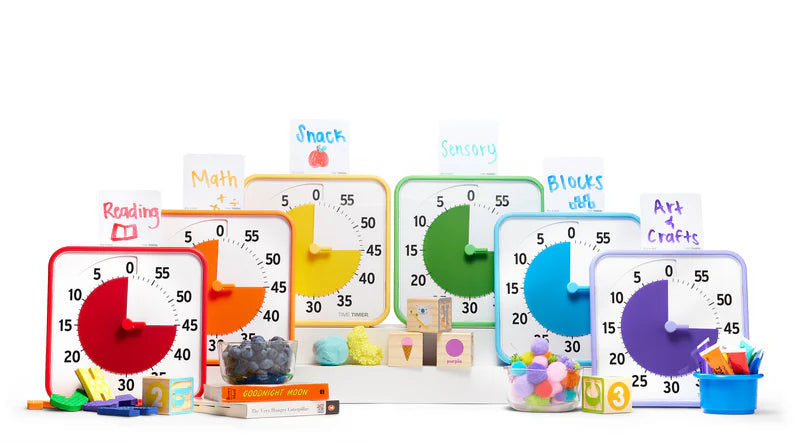 Time Timer Original 8" Learning Center Classroom Set – Sensory Connect ...