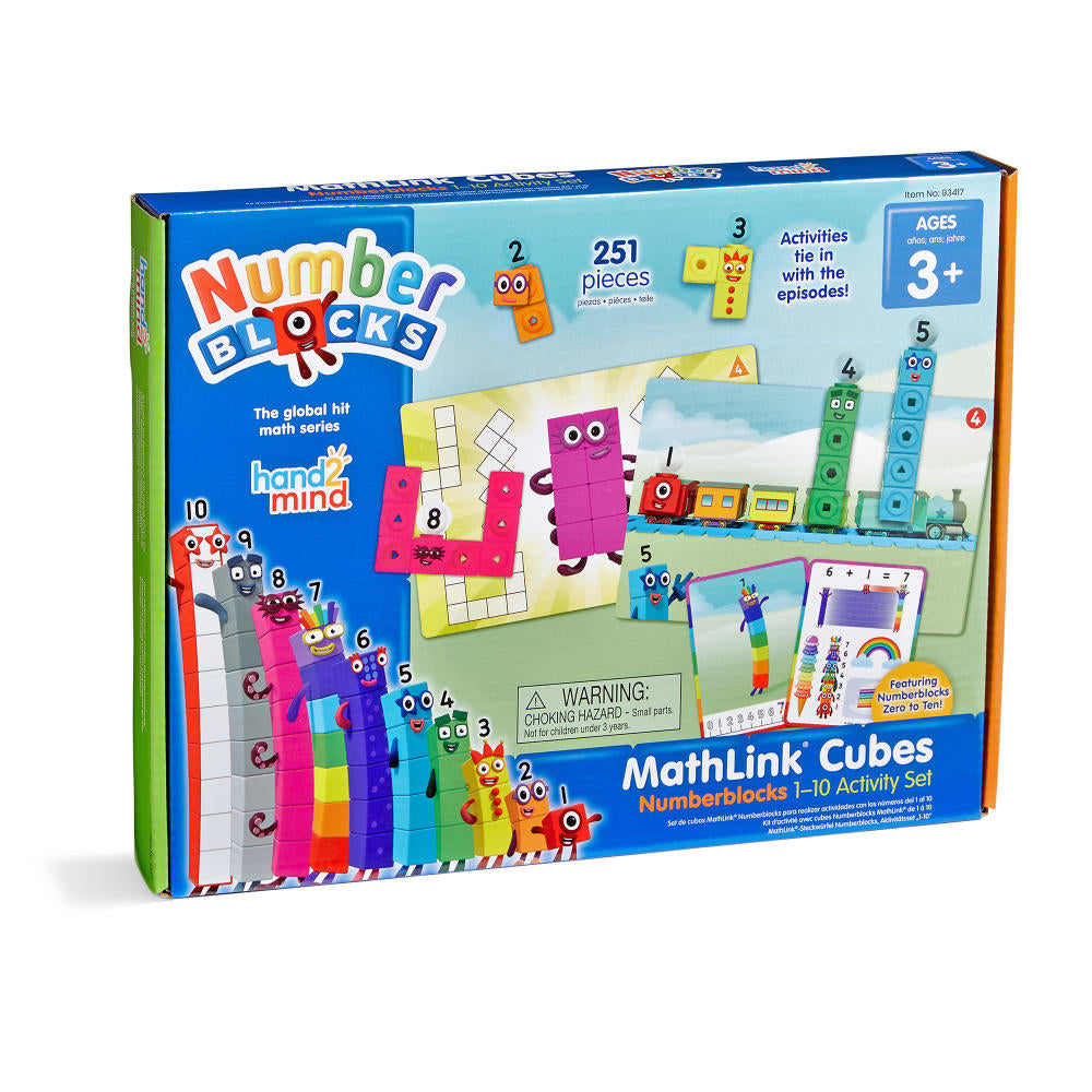 Numberblocks Mathlink Cubes 1-10 Activity Set