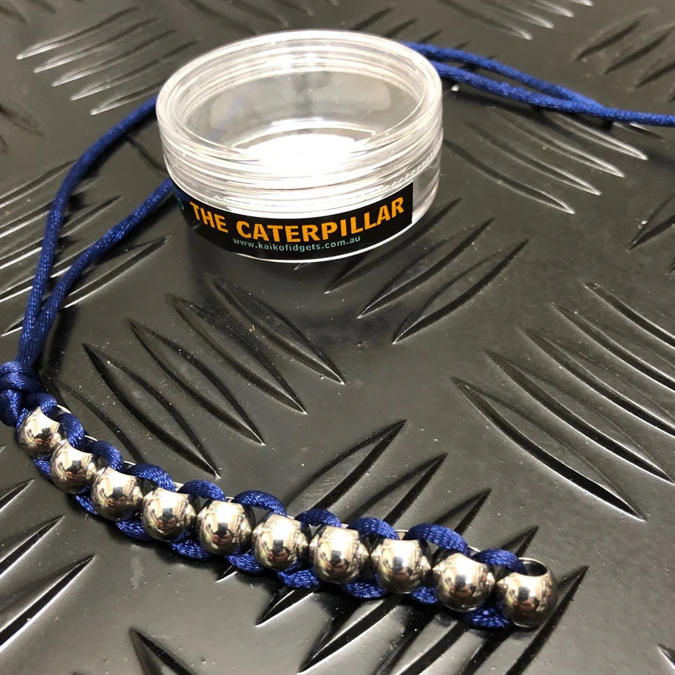 Kaiko Caterpillar Hand Fidget Navy Blue