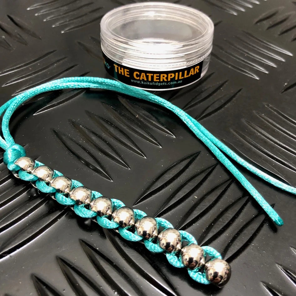 Kaiko Caterpillar Hand Fidget Teal