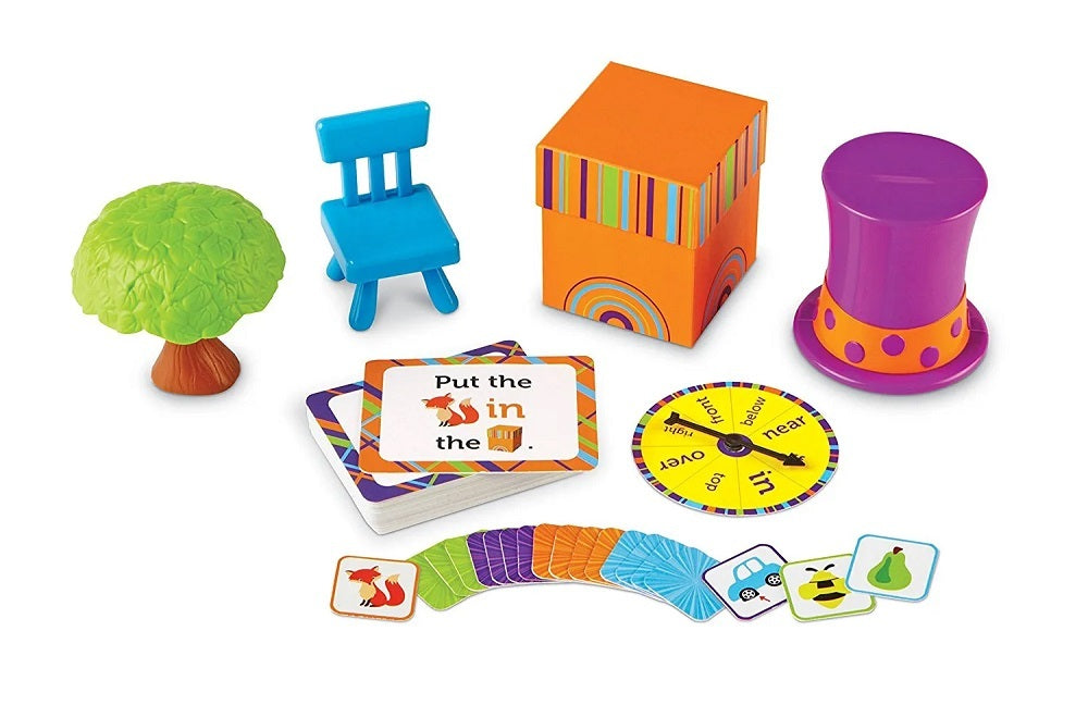 Fox in the Box Positional Words Activity Set