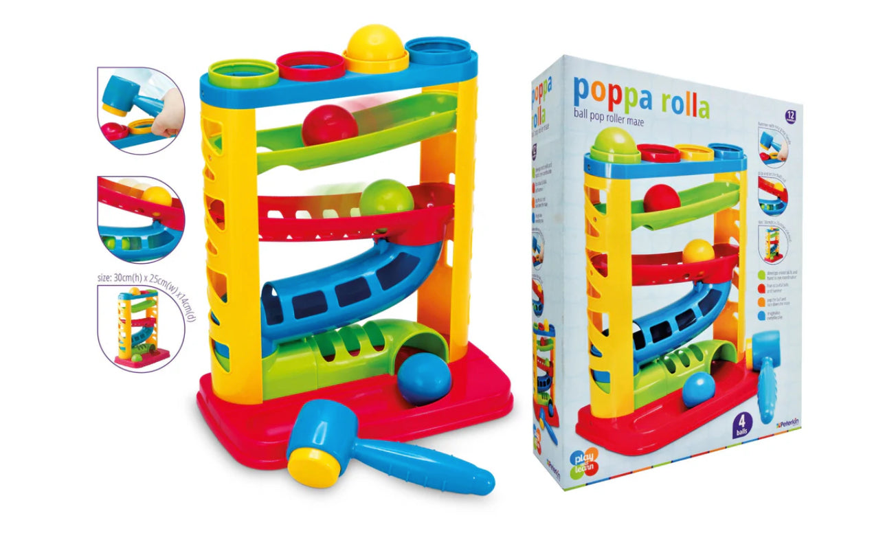 Poppa Rolla Ball Pop Roller Maze