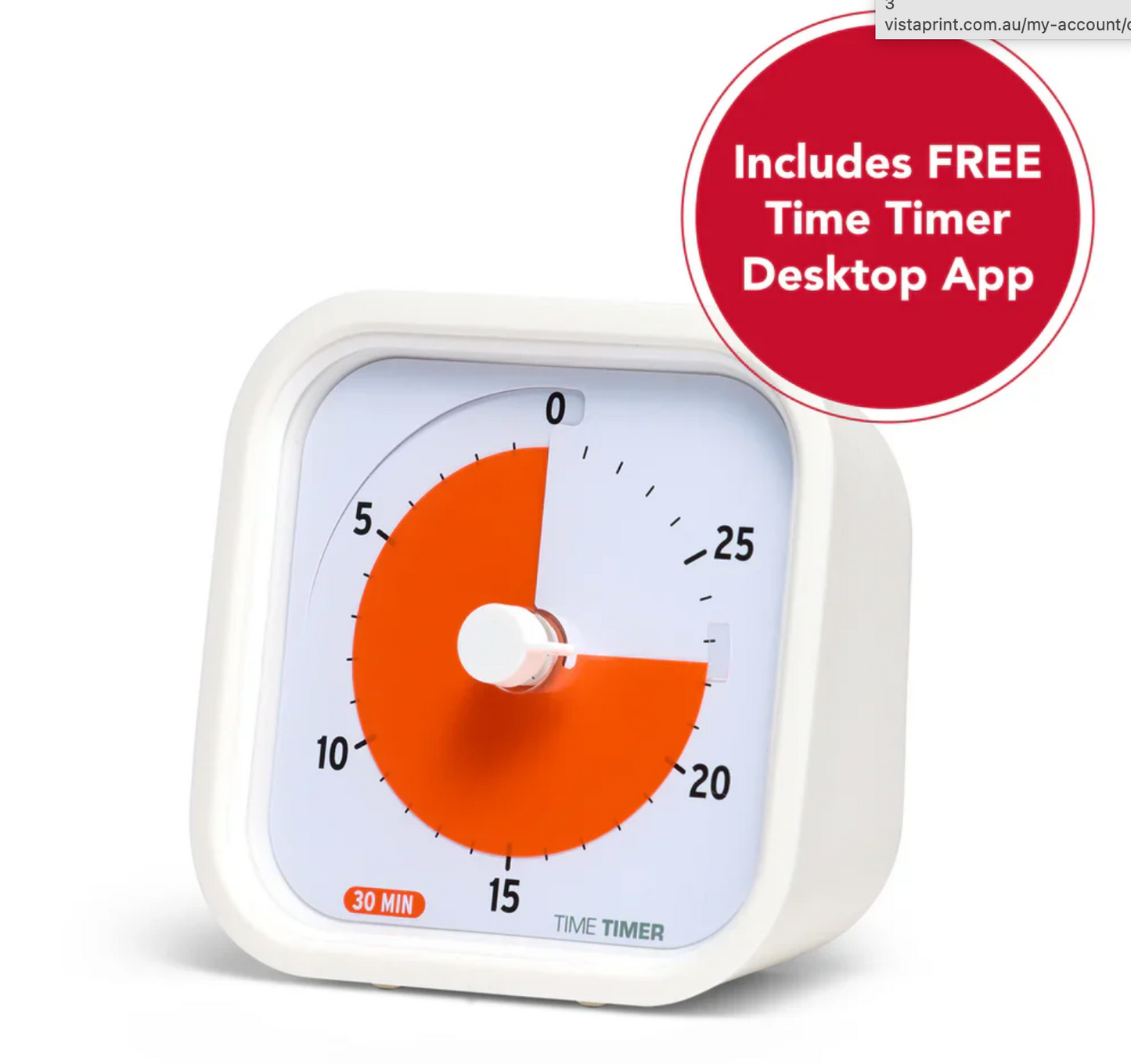 Time Timer MOD - 30 Min - White