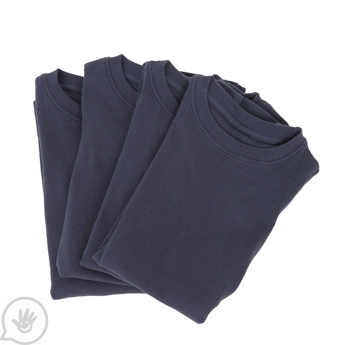 Ribbed Hug Tee Short Sleeve Navy