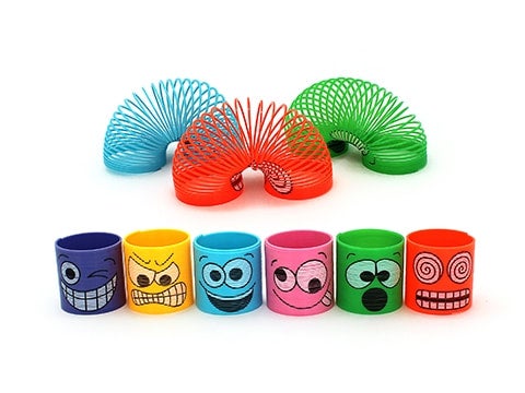 Emoji Slinky Spring (Plastic)
