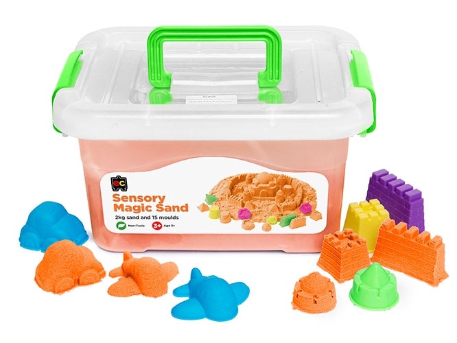 Sensory Magic Sand with Moulds 2kg Tub