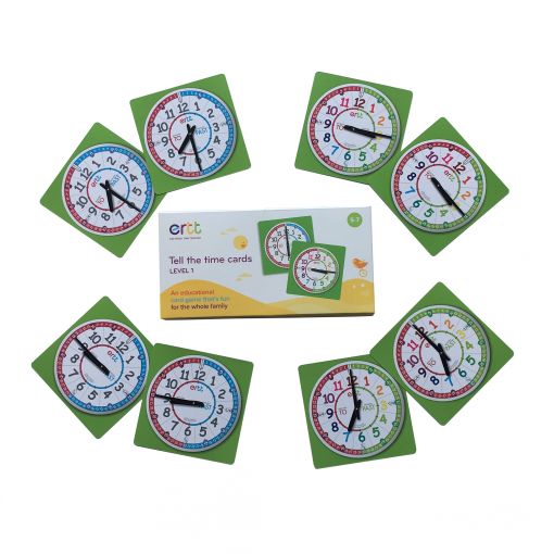 Easy Read Tell The Time Card Game
