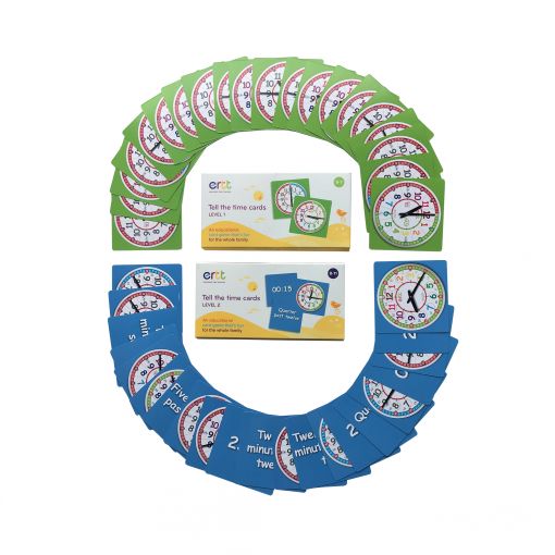 Easy Read Tell The Time Card Game