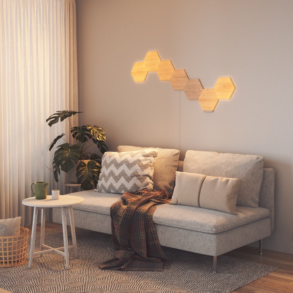 Nanoleaf Elements Wood Look Expansion Pack 3 Panel