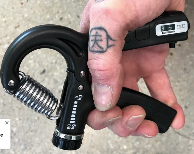 Hand Grip Exerciser & Fidgeting Sensory Tool with Counter