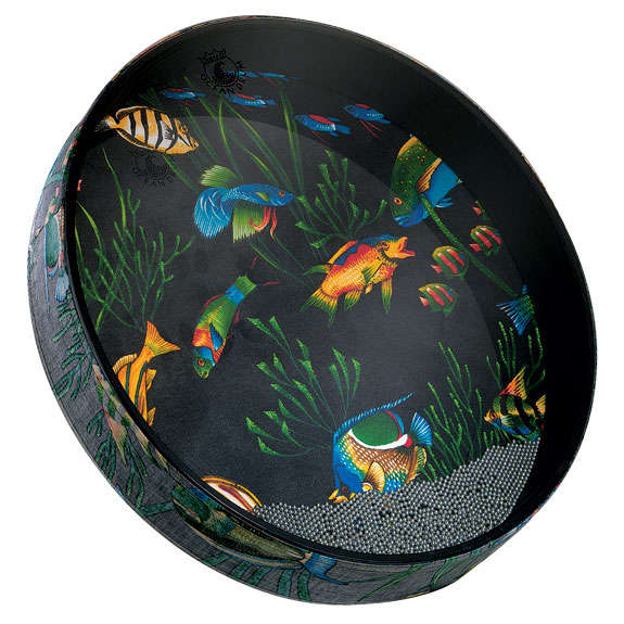 Remo Ocean Drum Fish Graphic 12"