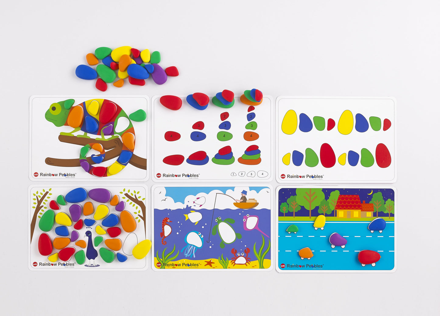 Rainbow Pebbles Activity Set