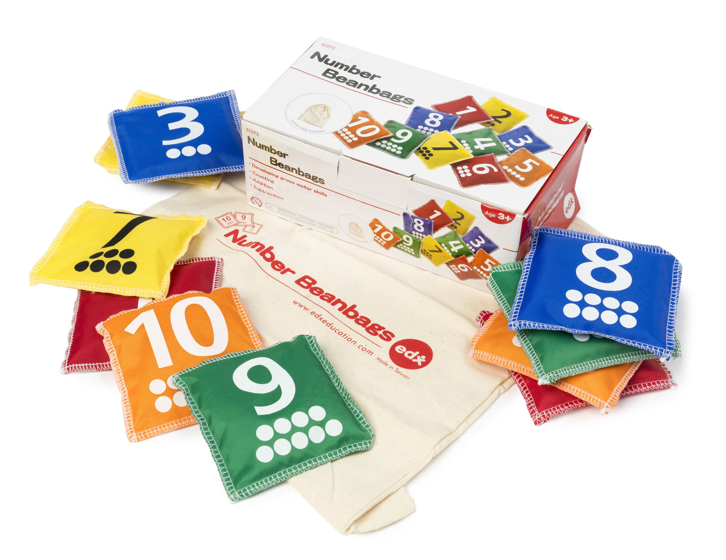 Numbered Bean Bag Set 1-10
