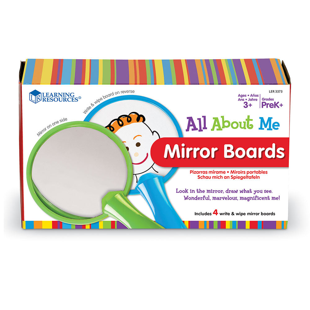 Mirror Board Example All About Me Mirror Boards Set 4 – Sensory Connect ABN 87895749138