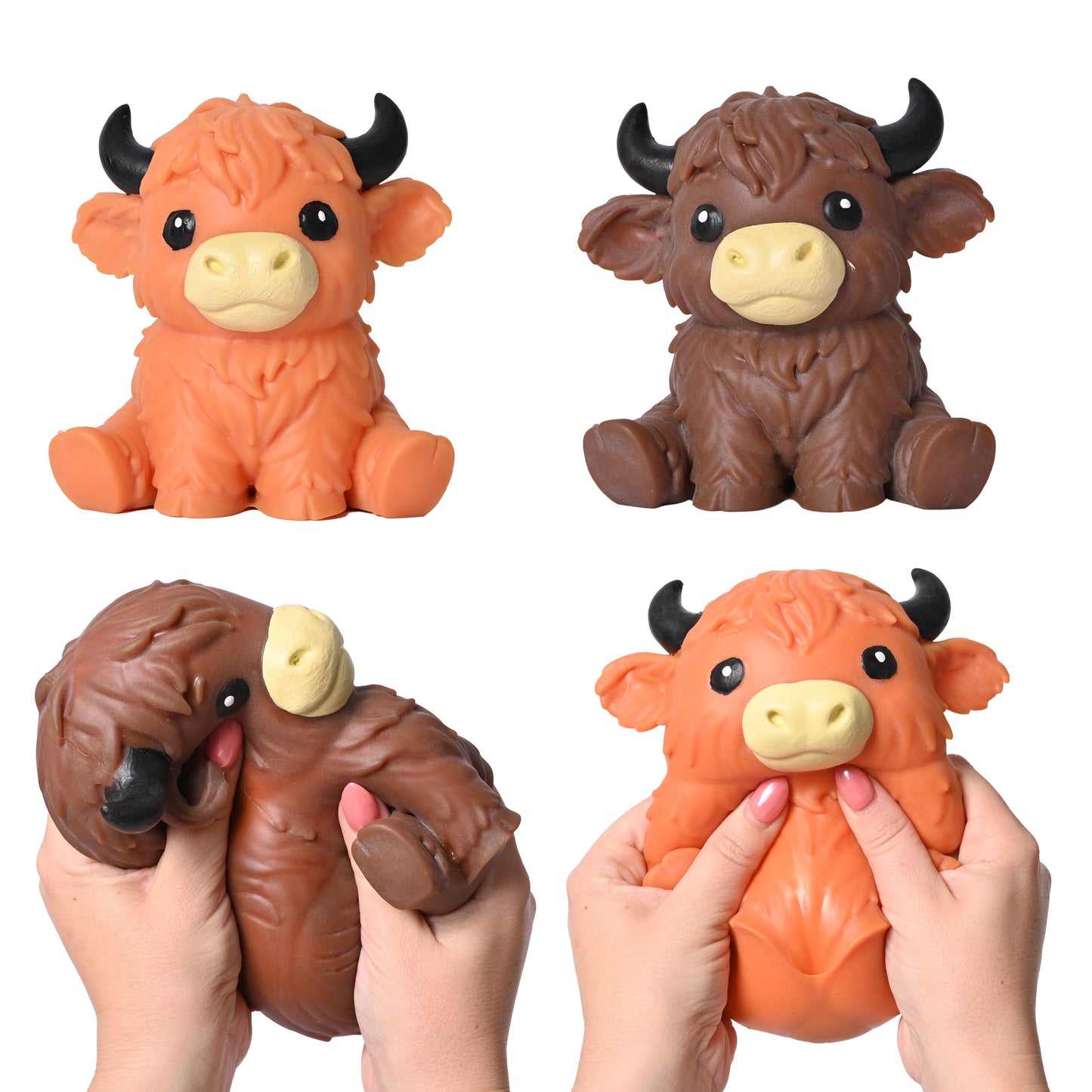 Toymendous Squishy Highland Cow (12.7cm)