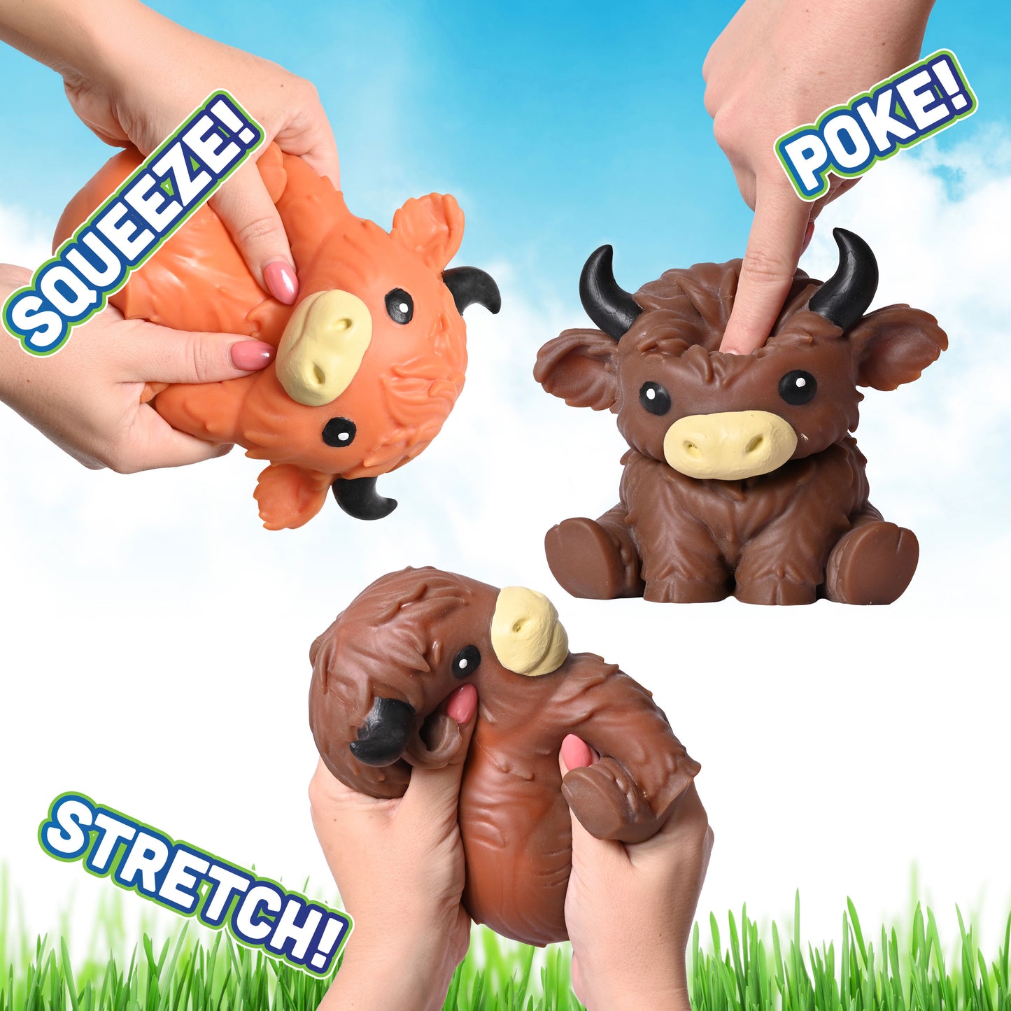 Toymendous Squishy Highland Cow (12.7cm)