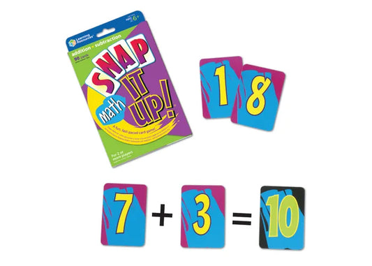 Snap It Up Addition and Subtraction CArd GAme