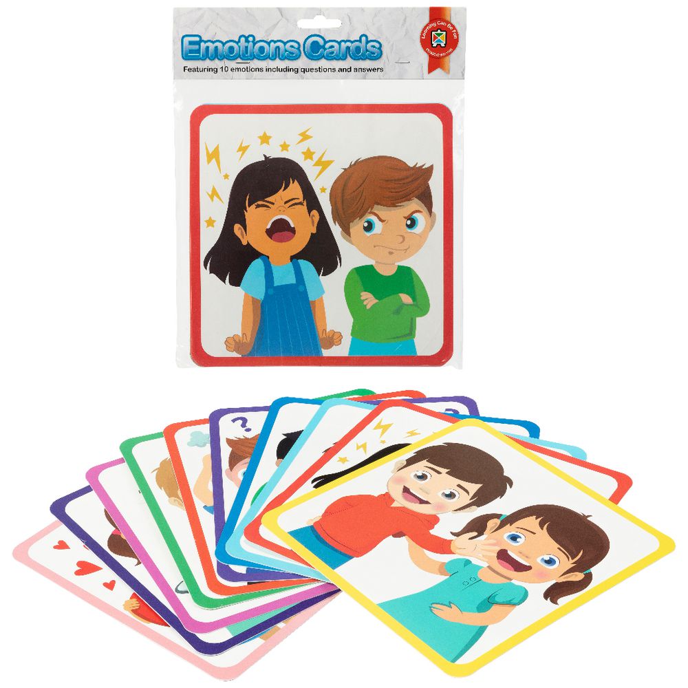 Ed Colours Emotions Cards Set 10