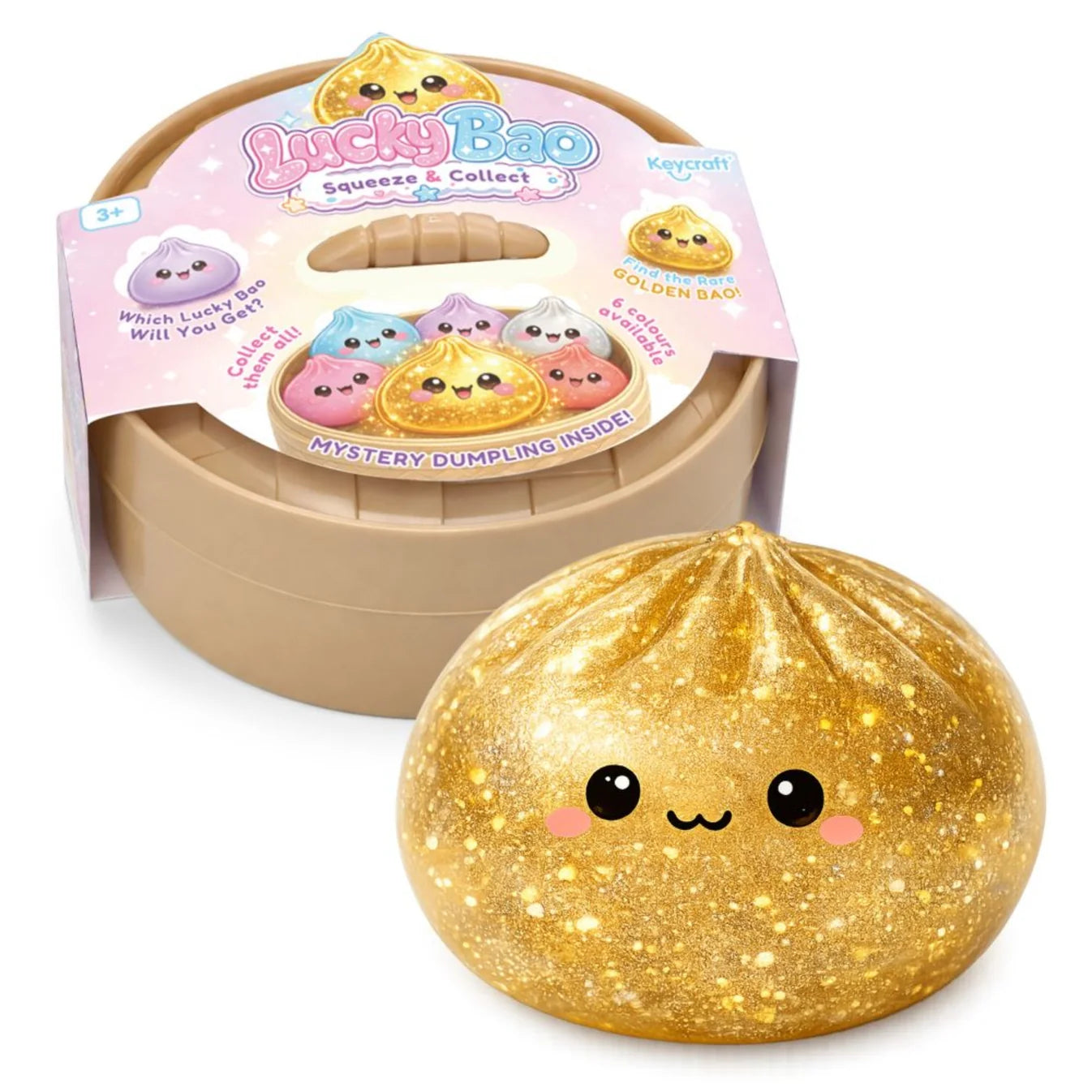 Keycraft Lucky Bao Mystery Dumpling Squish - Large 10cm