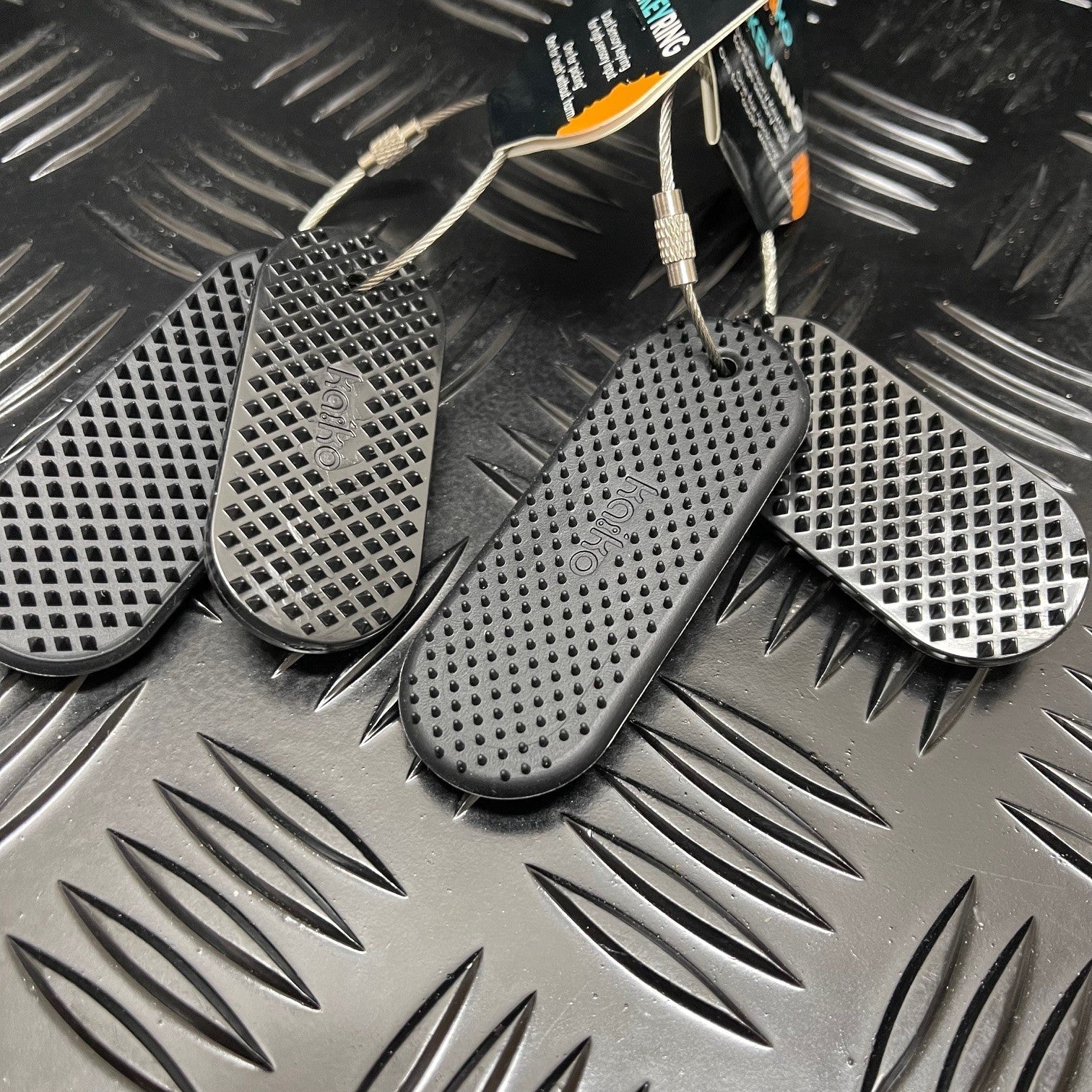 Kaiko SpikeyRing Black x 2