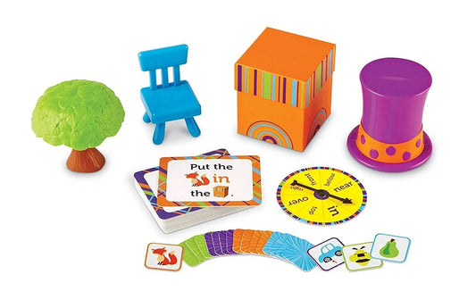 Fox in the Box Positional Words Activity Set