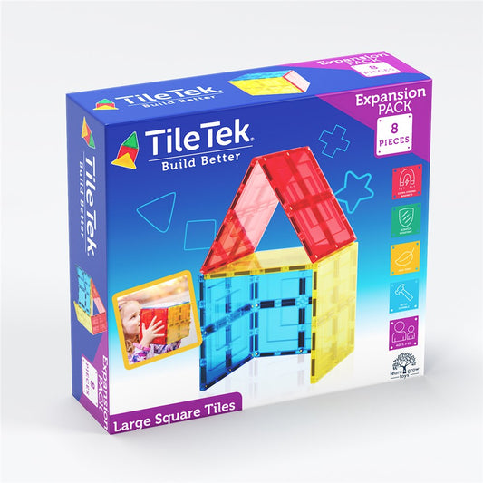 TileTek - 8 Piece Large Square Tiles Set