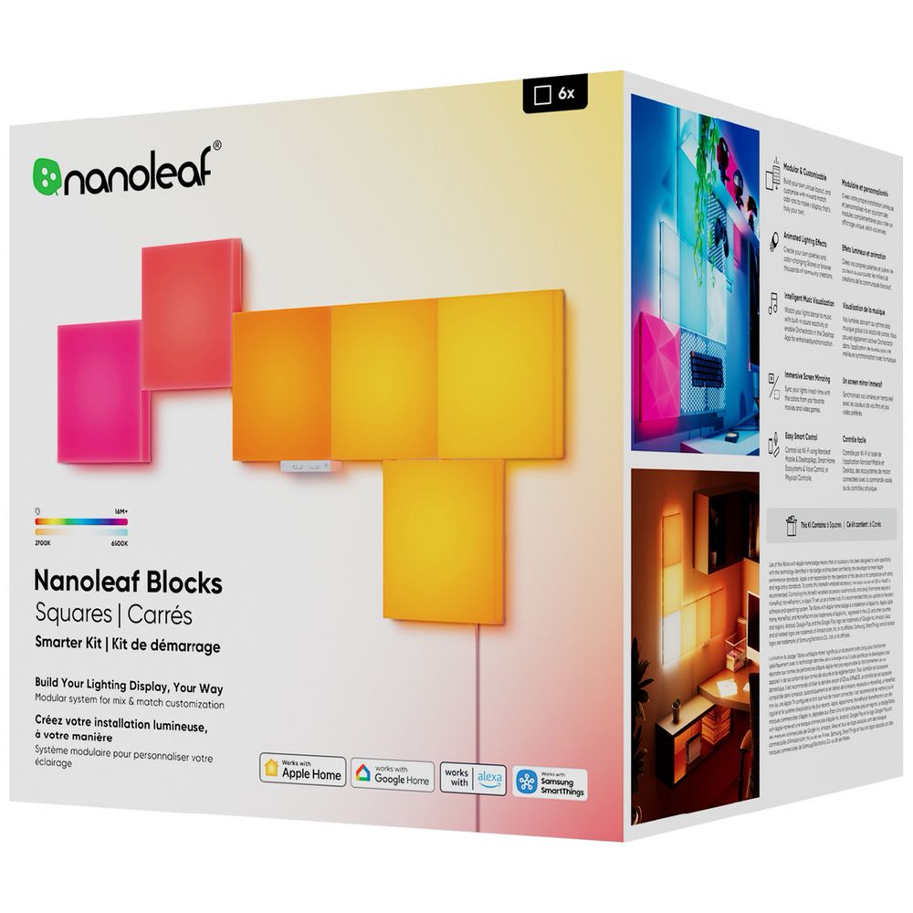 Nanoleaf Blocks Starter Kit (6 Panels)