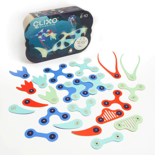 Clixo Ocean Creatures 24pc Set