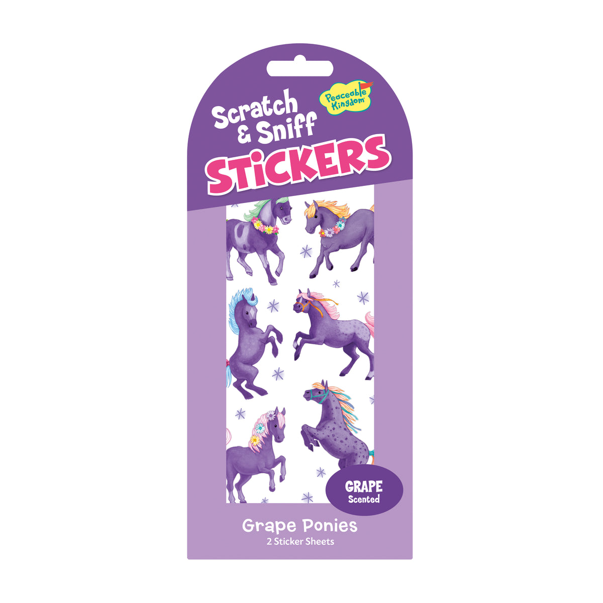 Peaceable Kingdom Stickers - Glow in Dark or Scratch N Sniff