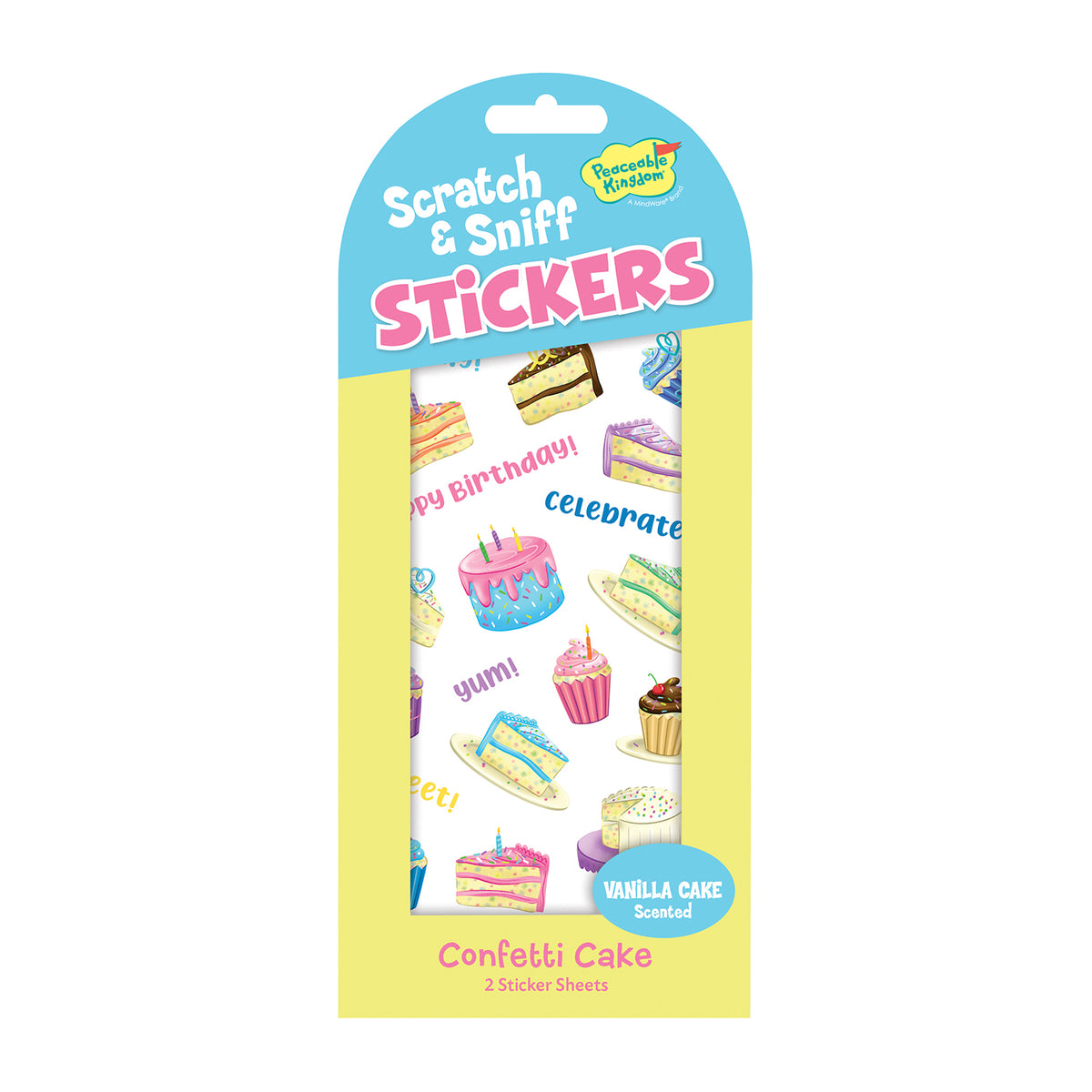 Peaceable Kingdom Stickers - Glow in Dark or Scratch N Sniff