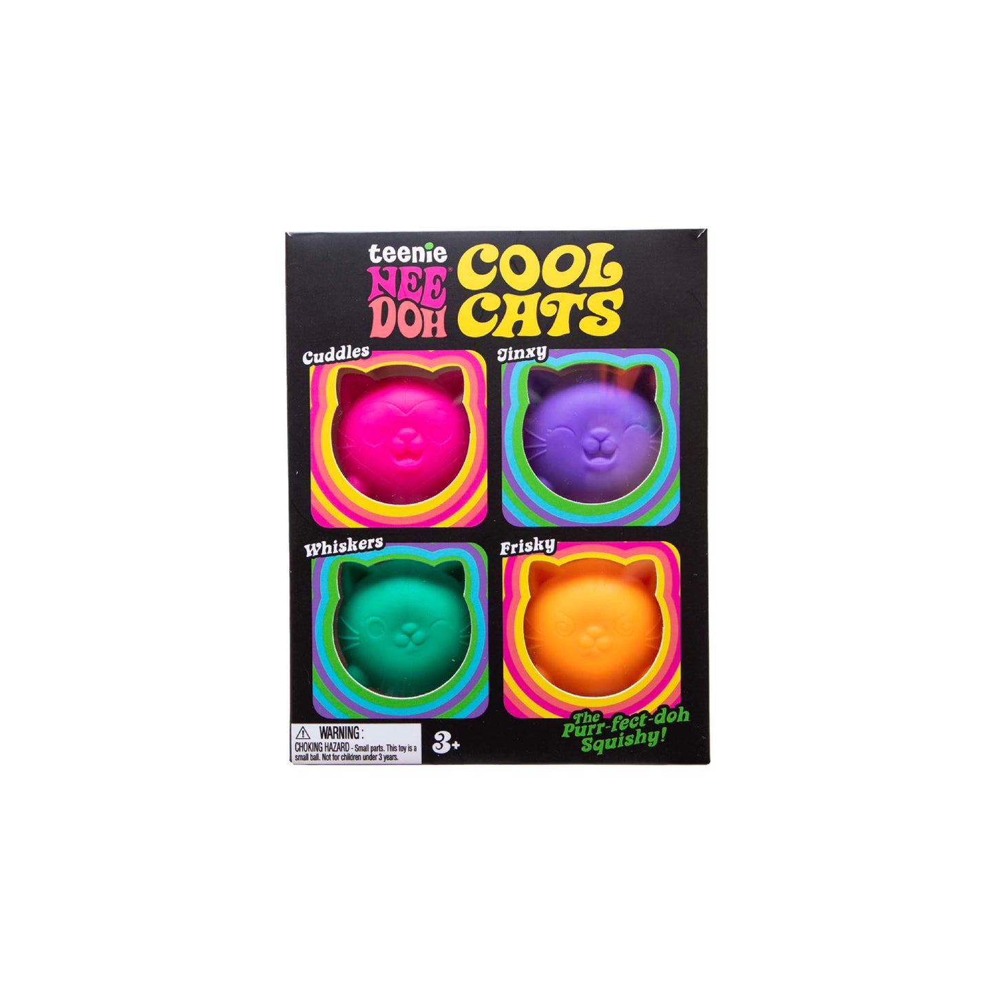 Schylling Cool Kittens Teenie Nee Doh 4PK