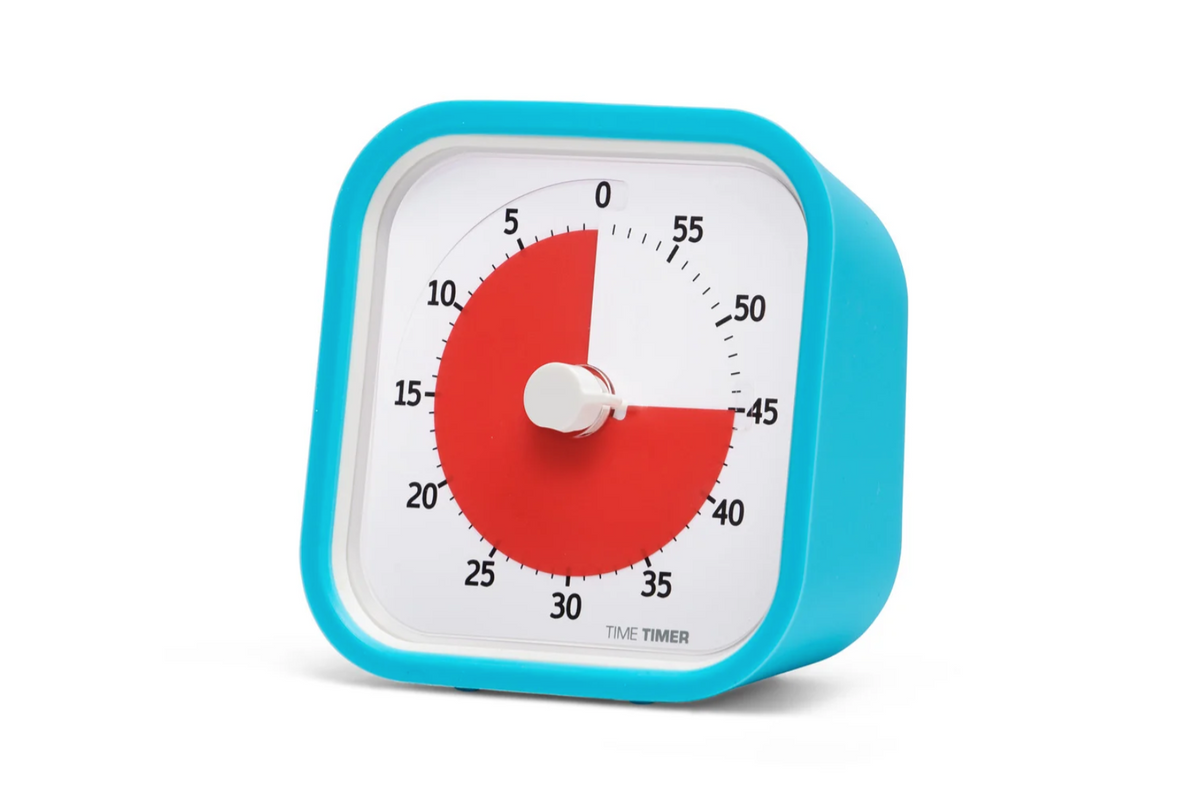 Mini Timeranger Blue Time Timer MOD - Sky Blue – Sensory Connect ABN 87895749138