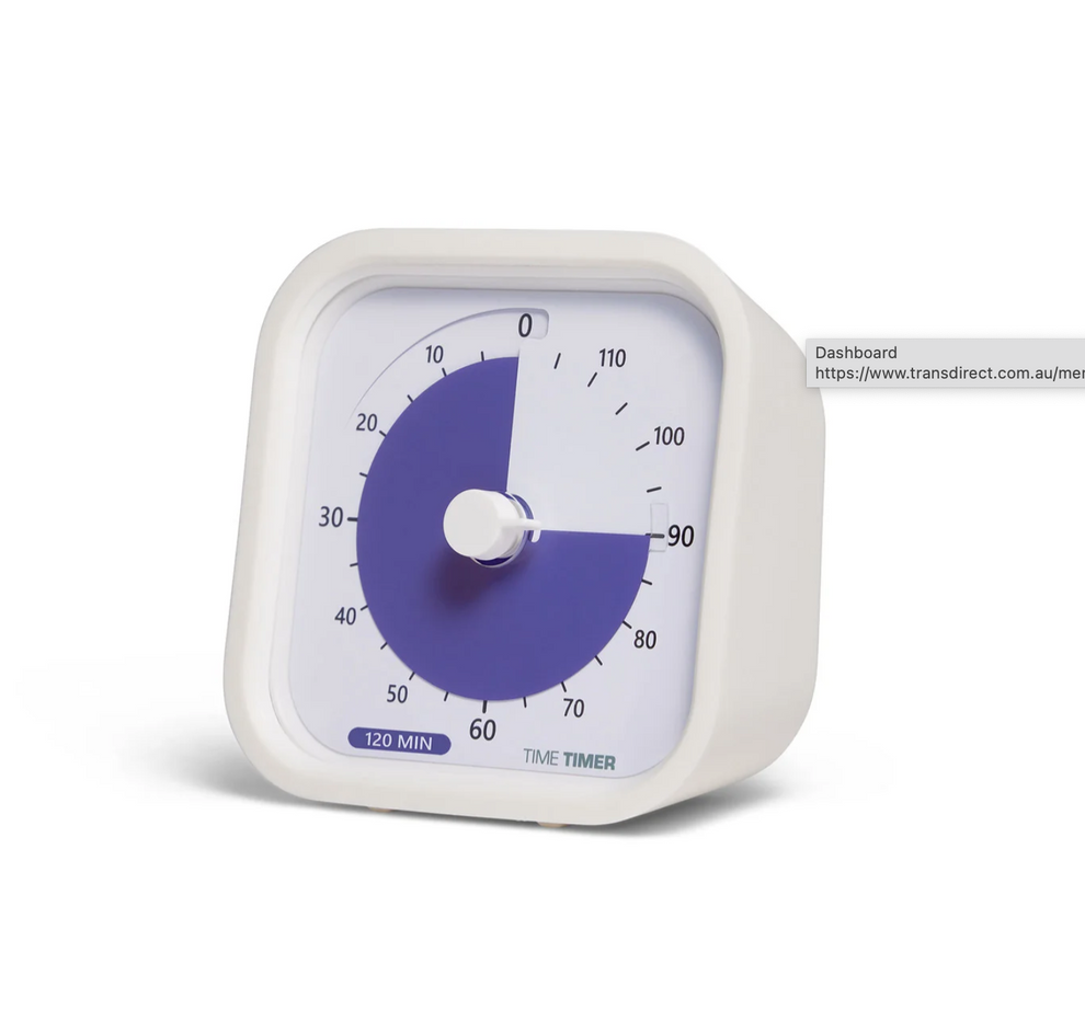 Time Timer MOD - 120 Min - White – Sensory Connect ABN 87895749138