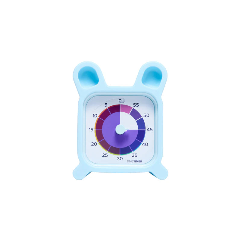 Time Timer MOD + Case – Bunny | 60-Min Visual Timer Rainbow Segments ...
