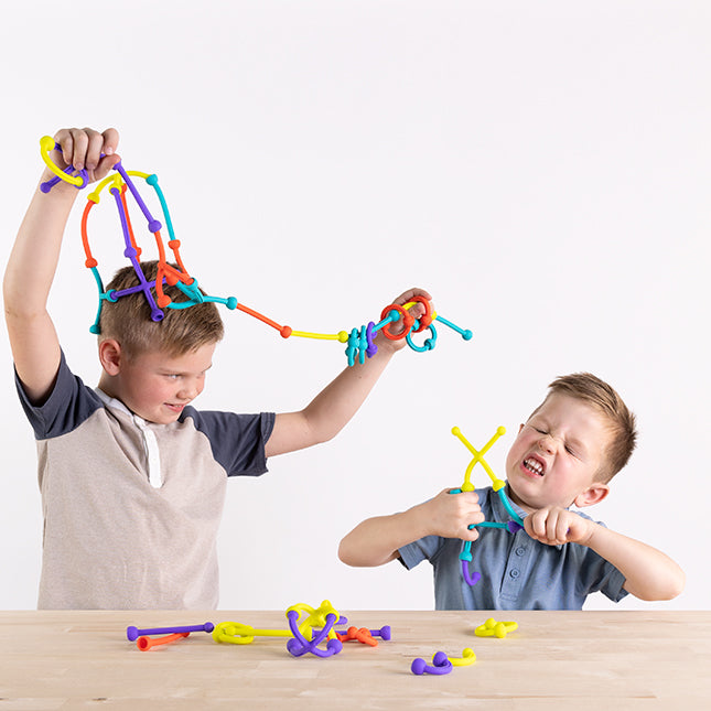 Fat Brain Toys Kit Plip Set di 52 pezzi in silicone flessibile Fat Brain Toys Kit Plip Set di 52 pezzi in silicone flessibile