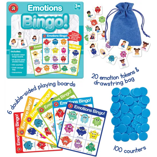 Learning Can Be Fun - Emotions Bingo