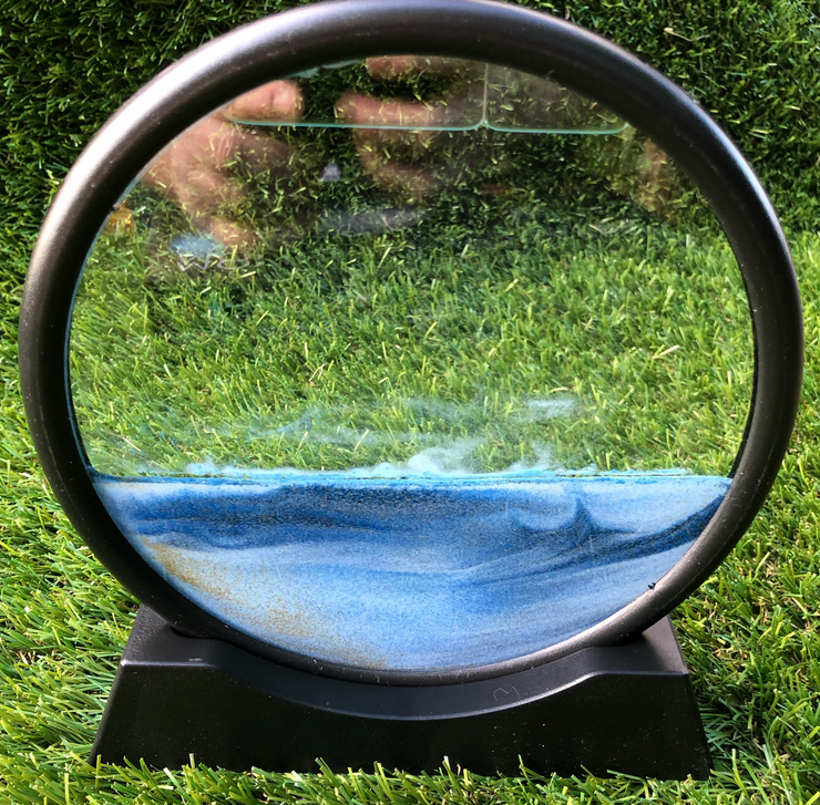 Kaiko Sand Sculpture Art Blue