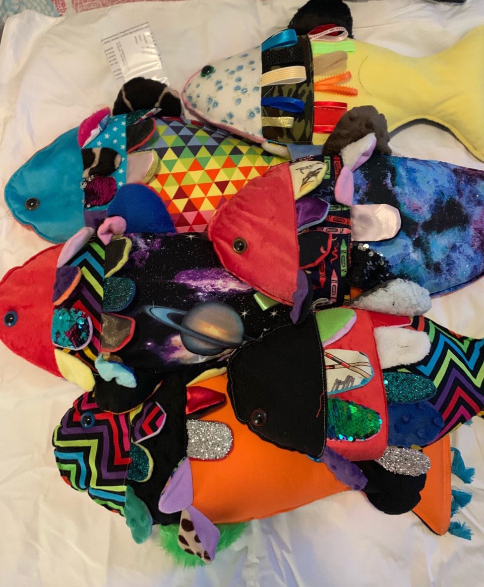 Sensory Weighted Fidget Fish (Made to order) – Sensory Connect ABN ...