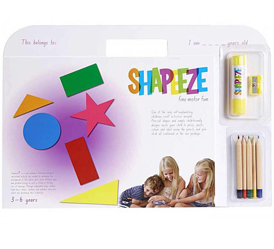 Shapeeze Activity Pad 3-6 Years A4 Size