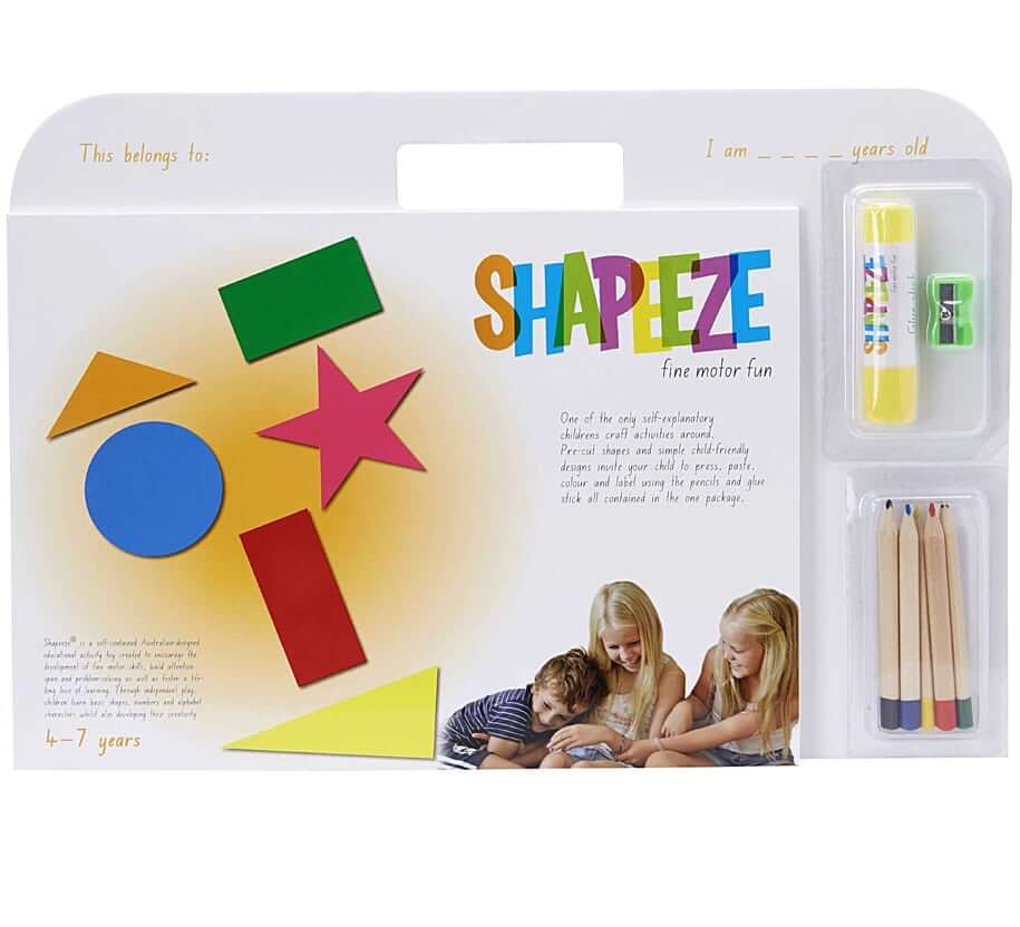 Shapeeze Activity Pad 4-7 Years A4 Size