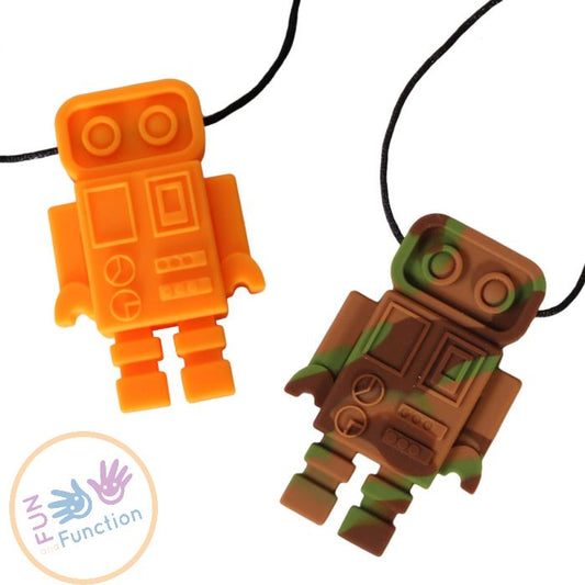 Chewable Robot Pendant (larger)