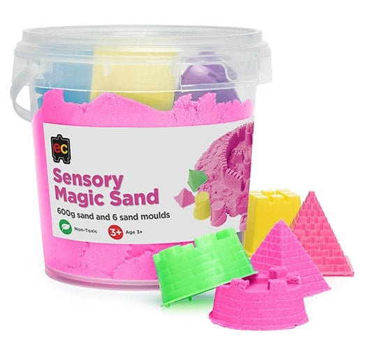 Sensory Magic Sand with Moulds 600gm Tub