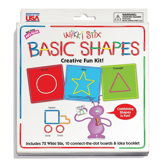 Wikki Stix Basic Shapes Card Set