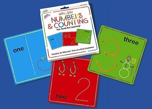 WIKKI STIX NUMBERS AND COUNTING CARD SET