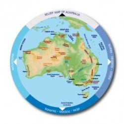 Taula Mapcat - Australasia Wheel