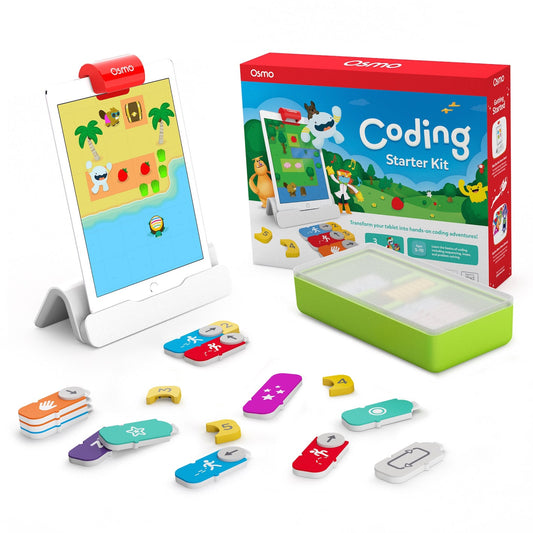 Osmo Coding Starter Kit for iPad for Ages 5-12 (Osmo Base included)