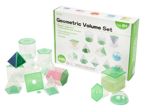 Geometric Volume Shapes 8 Cm Base - Set 14