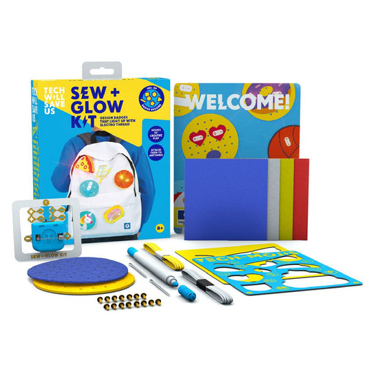 Tech Will Save Us Sew & Glow Science Kit Kids STEM Learning Educational Toy 8y+