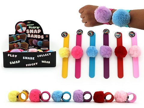 Fluffy Pom Pom Slap Band