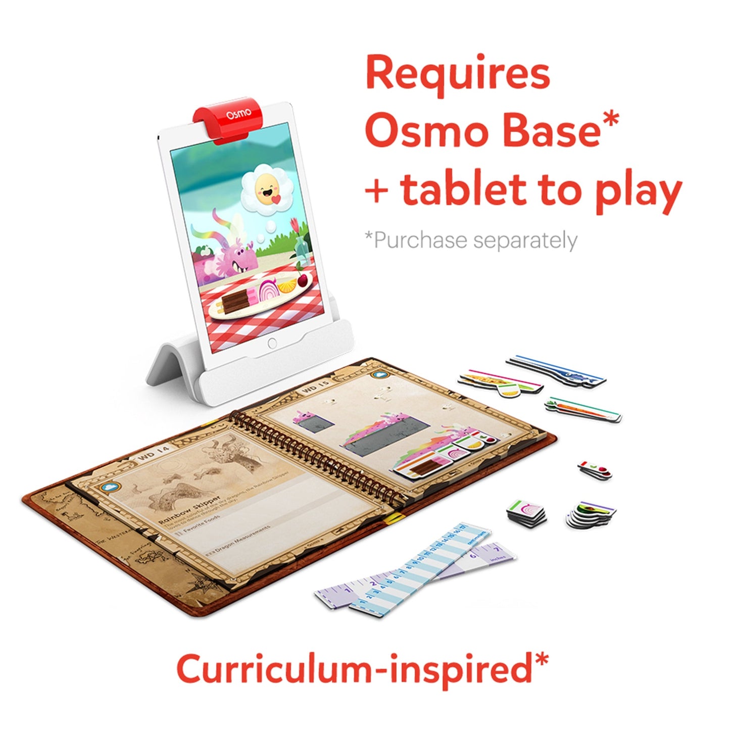 Osmo Maths Wizard and the Secrets of The Dragons Game for Ages 6-8